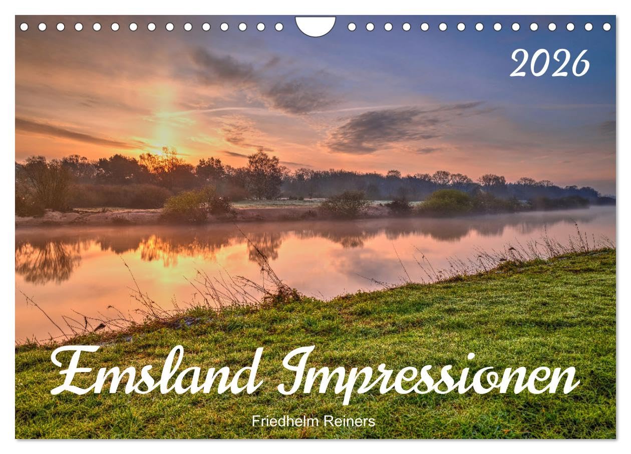 Emsland Impressionen (Wandkalender 2026 DIN A4 quer), CALVENDO Monatskalender: Das Emsland in malerischen Bildern
