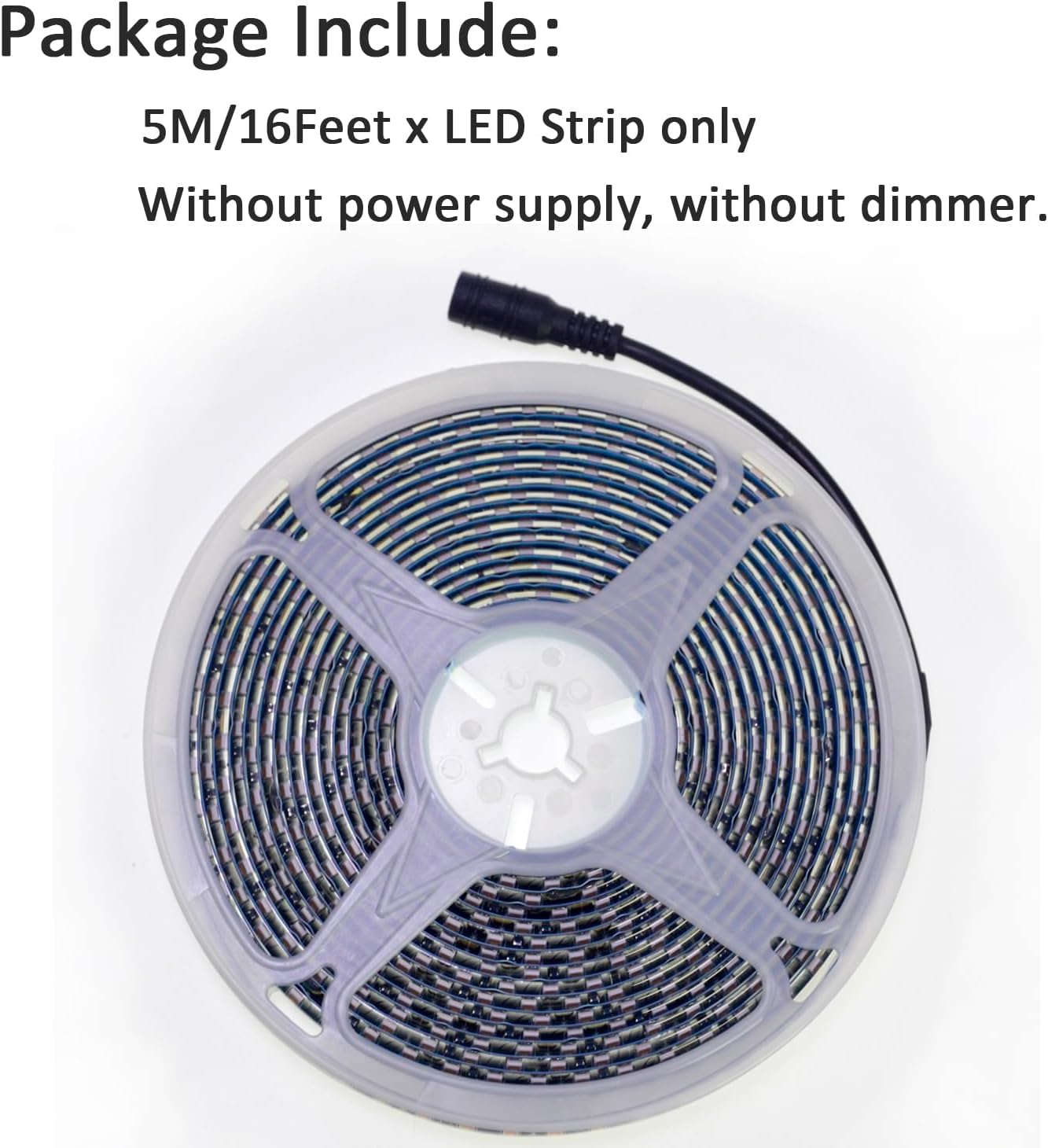 Super Bright Black PCB 12V SMD5630(0.4w) LED Strip Lights Without Power Supply, IP65 Waterproof, Pack of 16.4ft/5M (600LED-Pink)