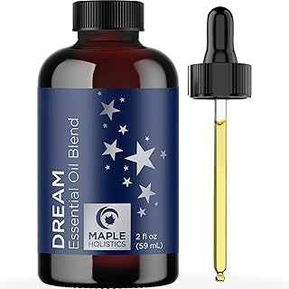 Sleep Essential Oil Blend for Diffuser - Dream Essential Oil for Diffusers Aromatherapy and Wellness with Ylang-Ylang Clary Sage Roman Chamomile and Lavender Essential Oil for Nighttime Support 2oz