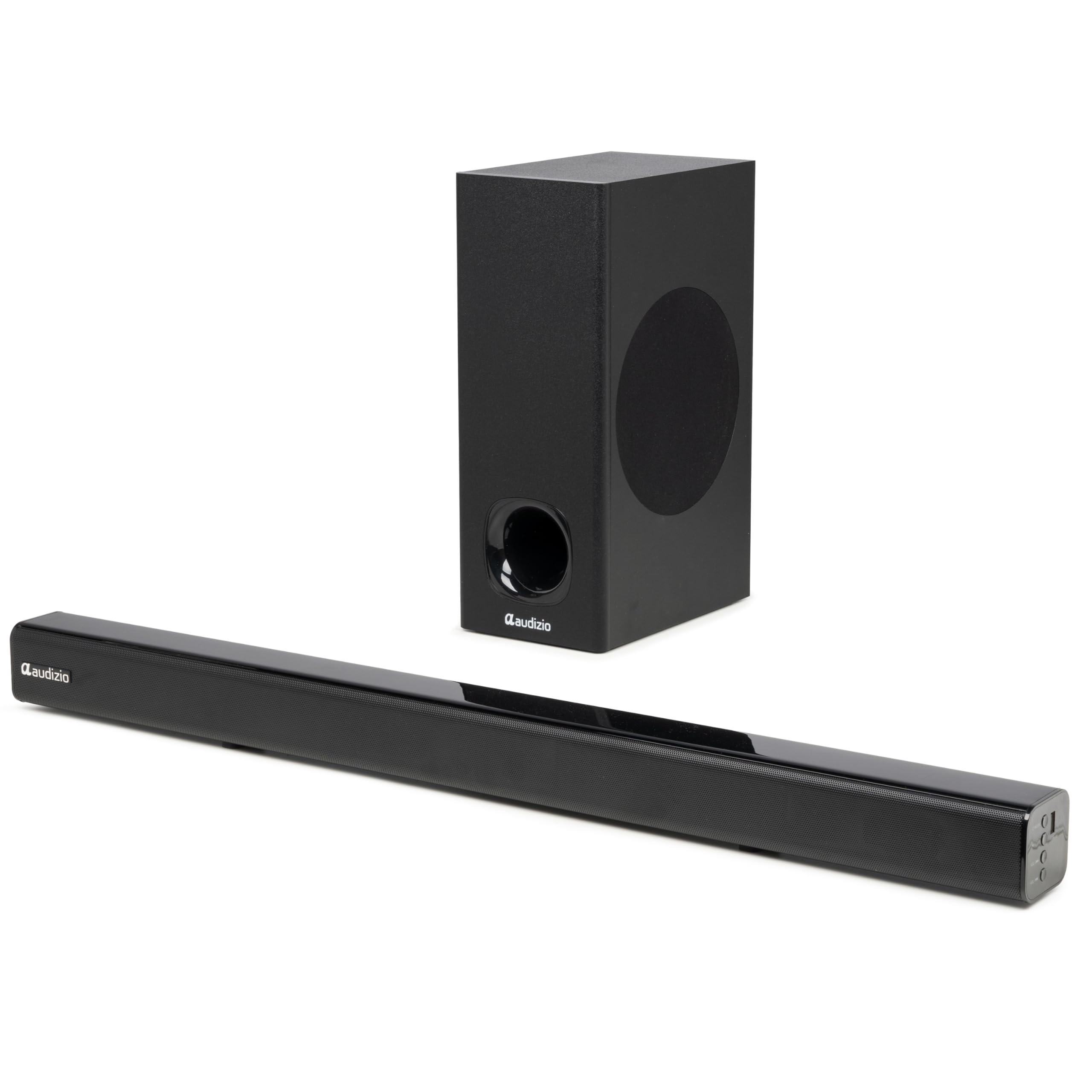 Audizio SB82S Barre De Son avec Caisson de Basse Filaire Bluetooth 5.3 HDMI Arc 120W, Soundbar 2.1 80 cm Optique, USB, AUX, Son TV Plus Puissant avec des Basses Profondes, Films, Musique et Jeux