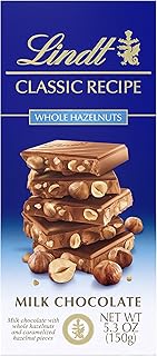 CLASSIC RECIPE Whole Hazelnut Milk Chocolate Candy Bar, Milk Chocolate Candy, 5.3 oz.