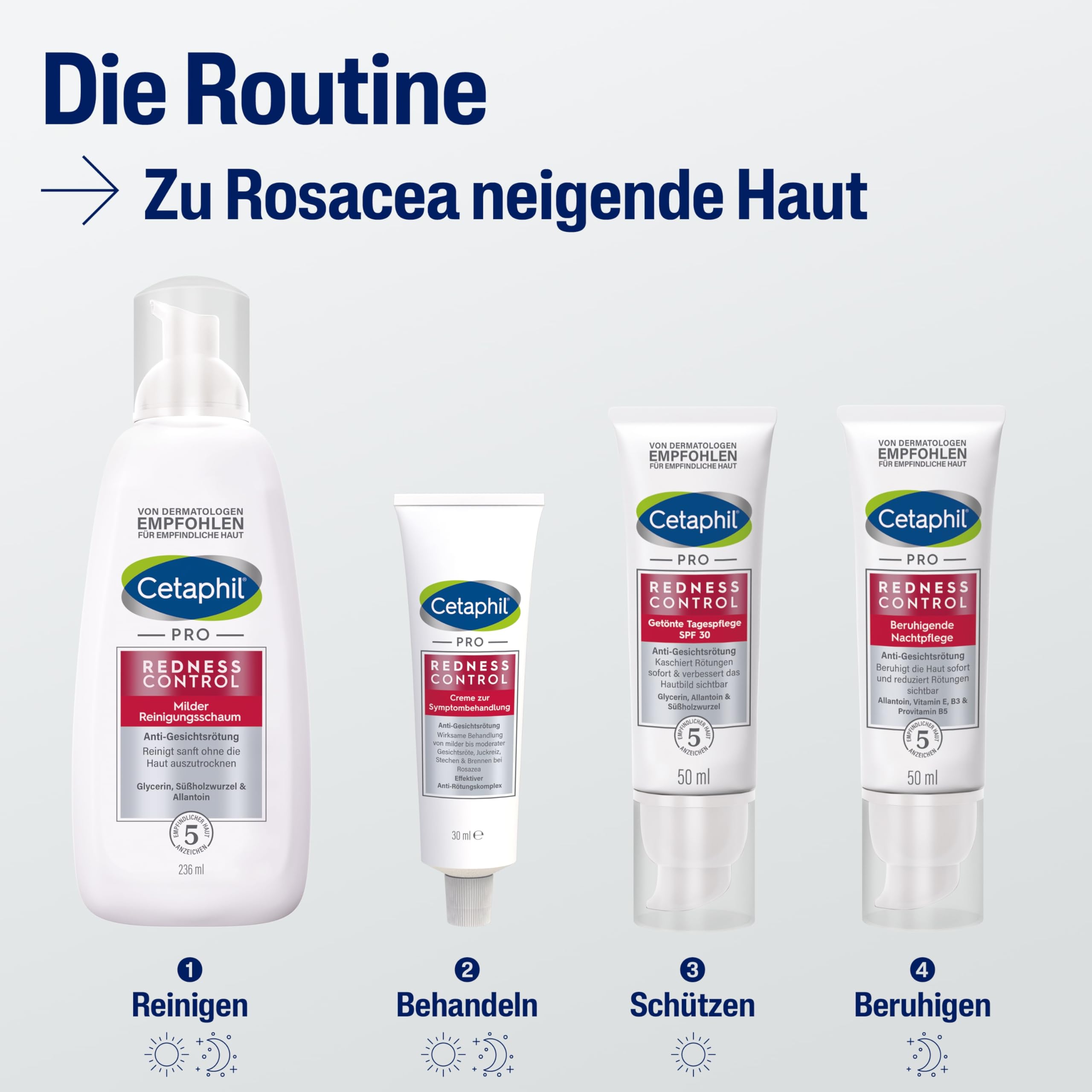 Cetaphil Pro RednessControl beruhigende Nachtpflege, 50 ml Kremowa