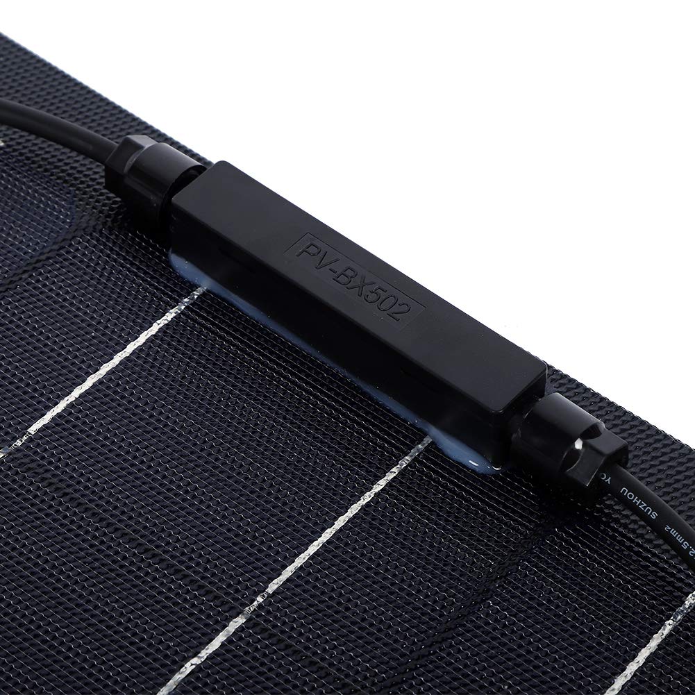 Pannello Solare Flessibile da 50 W per la Ricarica Off-grid | Costruzione leggera e durevole, alta efficienza, adatta per , barche, uso esterno