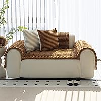 Vista 7 de Funda para Sofá, Fundas de Sofá para Perros Lavables, Antideslizantes a Rayas para Sofá Seccional, Protector de Muebles para Sofá en Forma de L