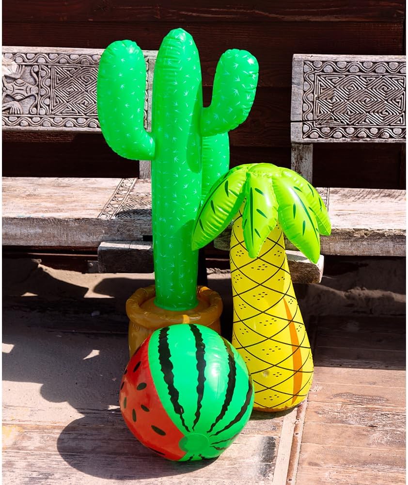 Boland 52175 Inflatable Palm Tree, 68 cm, Water Toy, Decoration, Party Decoration for Swimming Pool, Summer Party and Theme Party