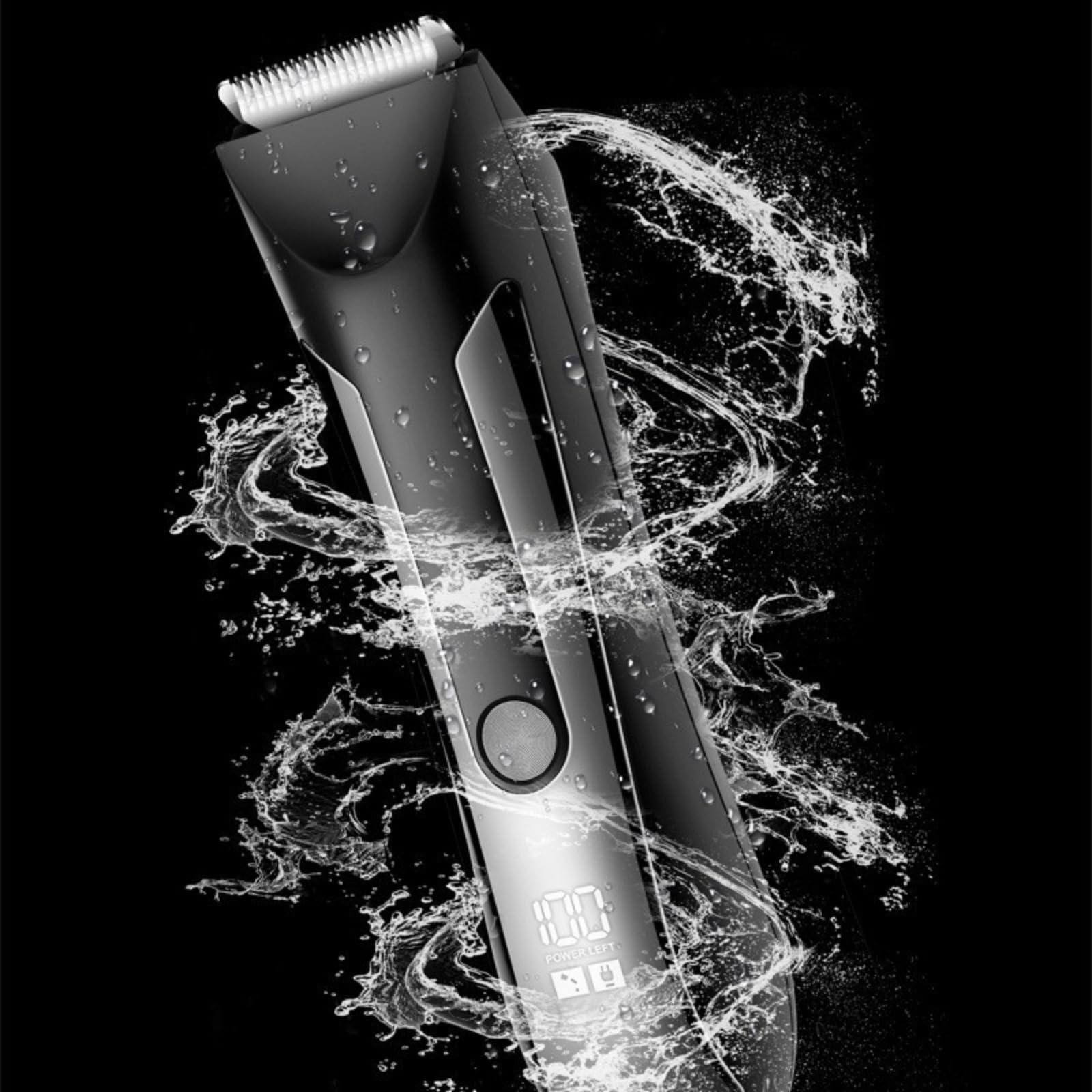 Trimsafe Body Hair Trimmer - Intimrasierer für Männer mit LED-Licht, sanfter Körperrasierer für empfindliche Haut (1 Stück)