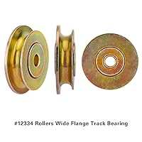 Vista 3 de Kit de rodamientos de riel de corte para rodillos Tapco Pro y Max Siding Brake 12334, tornillos 12364, tuercas de bloqueo de acero de aleación 10094