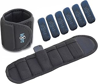 W8FIT Adjustable Wearable Wrist Arm Weights for Walking, Fitness, and Physical Therapy