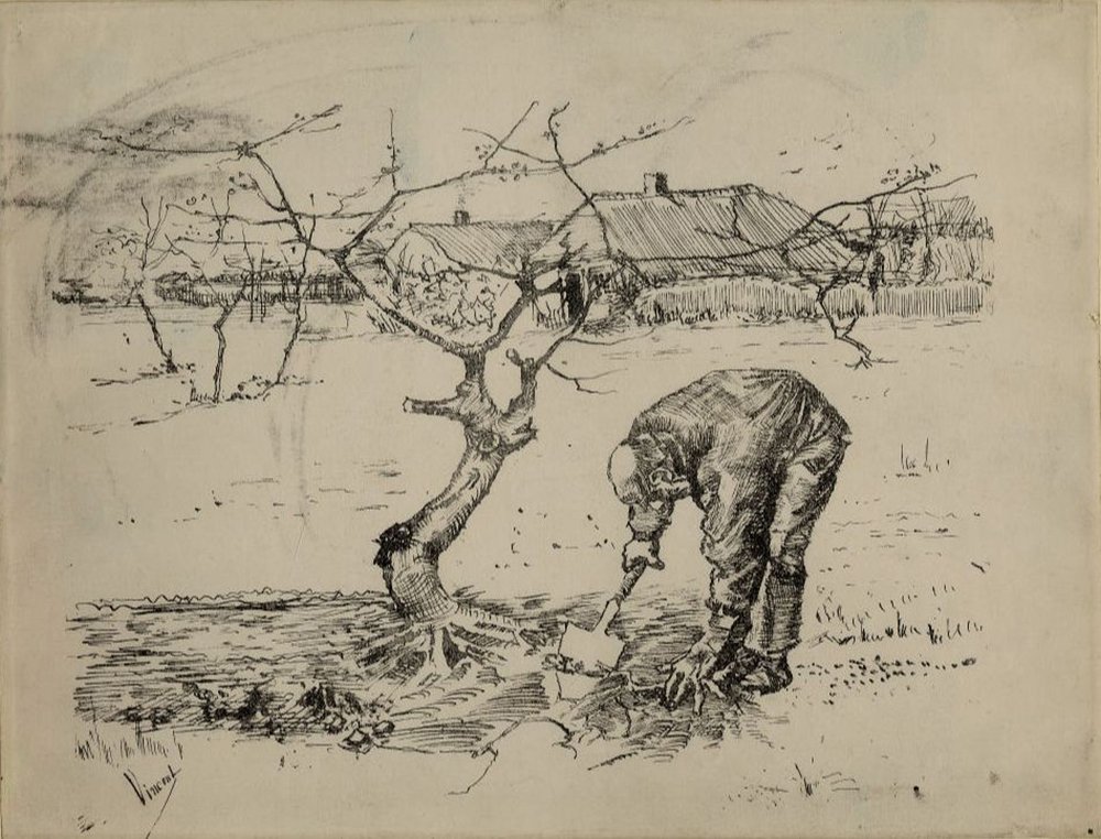 Affiche Van Gogh 1883 petit format pour créer un coin lecture élégant et apaisant