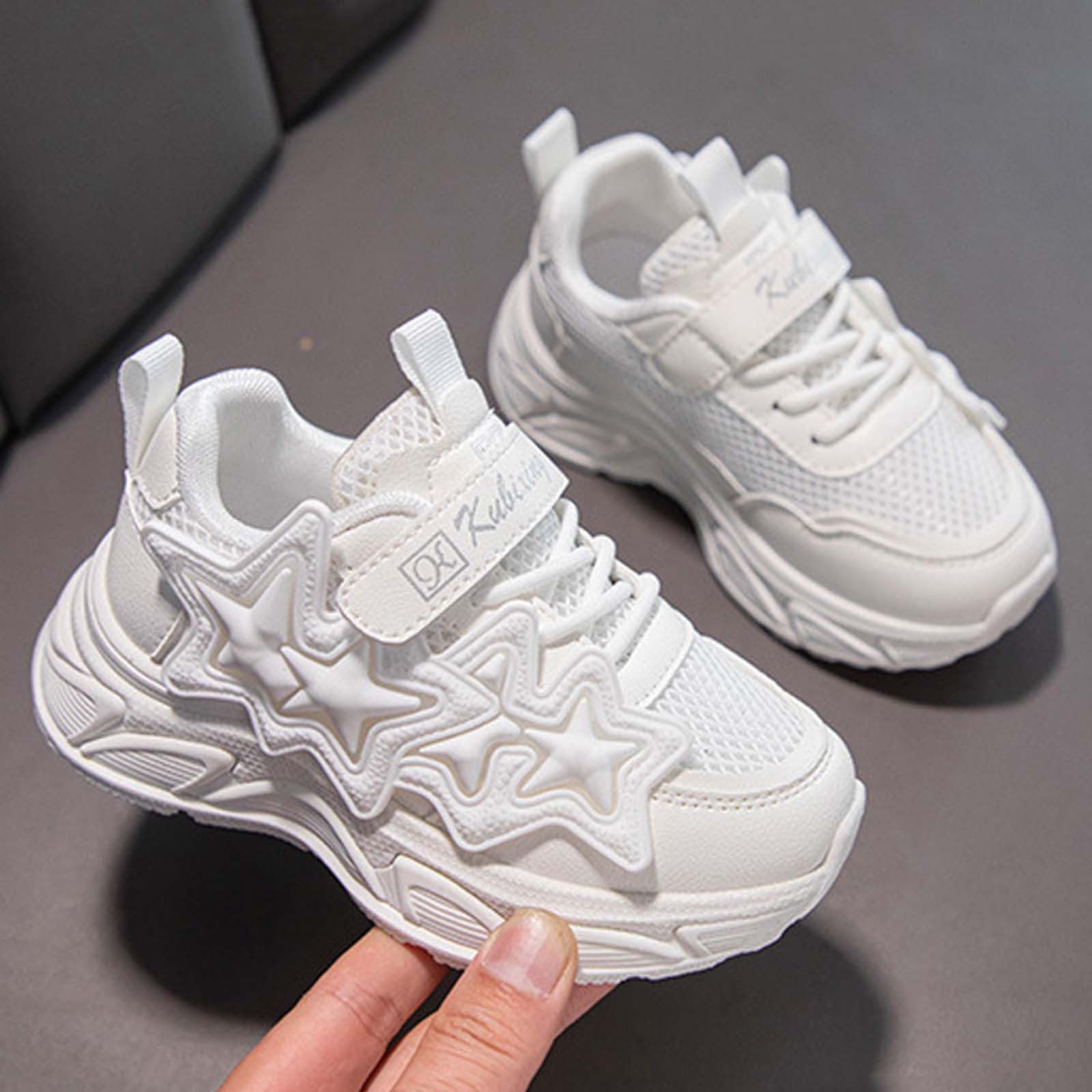 Genérico Zapatillas de Deporte niños niñas Casuales Frescas Diseño Moderno y Sencillo Resistente Duradero Práctico para el día a Antideslizante Transpirable Salidas diarias