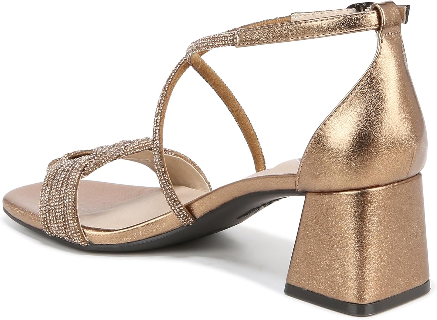 LifeStride womens Captivate Strappy Block Heel Dress Sandals - Image 8