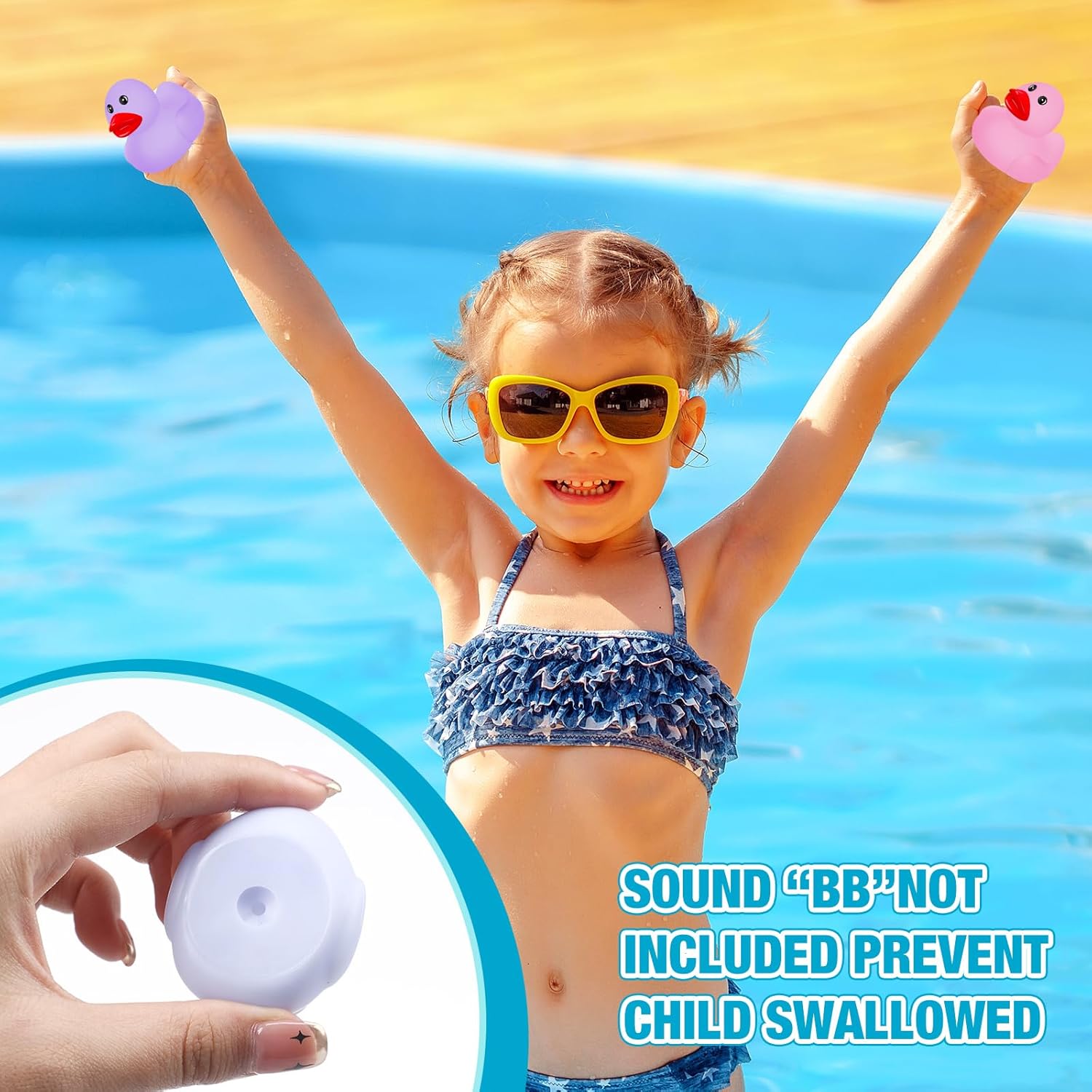 60 Pcs Macaron Color 2 Inch Rubber Ducks in Bulk Miniature Rubber Duckies Pastel Mini Ducks Small Toys Swimming Bath Toy for Birthday Party Favor Shower Decoration