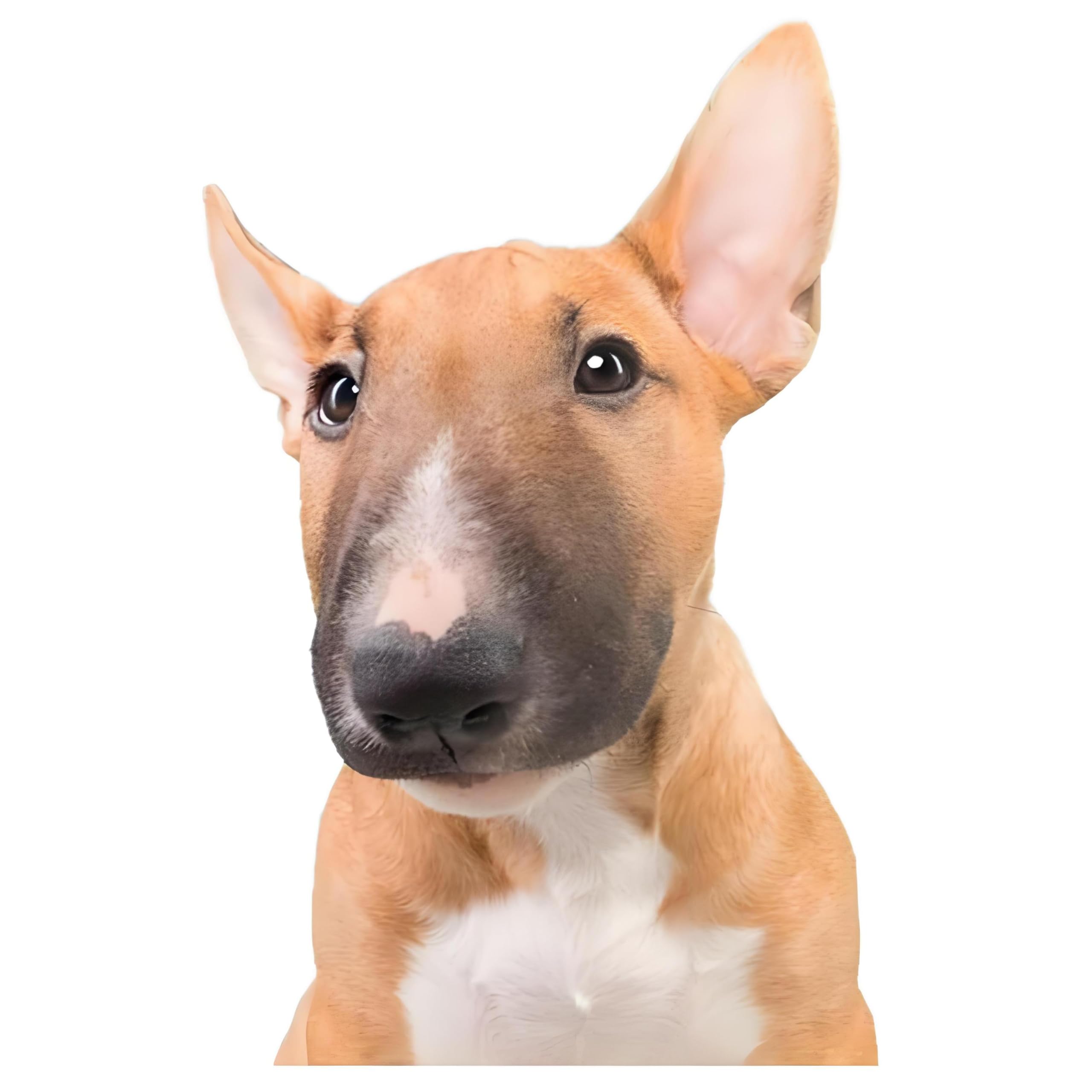 Bullterrier Auto-Aufkleber, Reflektierend, Wasserfest, lustige Bullterrier Welpe PVC Aufkleber für Auto, Laptop, Kühlschrank ((15cm/5.91inch))