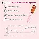 Quick Styling Cordless Heated Hair Comb – 2026 Upgraded Version | Ionic & Ceramic Hair Care, Fast Heating, 3 Adjustable Heat Levels, Type-C Port