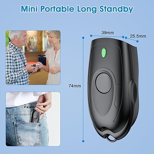 Miniatura 3 de Symcode Pequeño escáner de código de barras QR 2D portátil para inventario, 3 en 1 Bluetooth y USB con cable y lector de código de barras