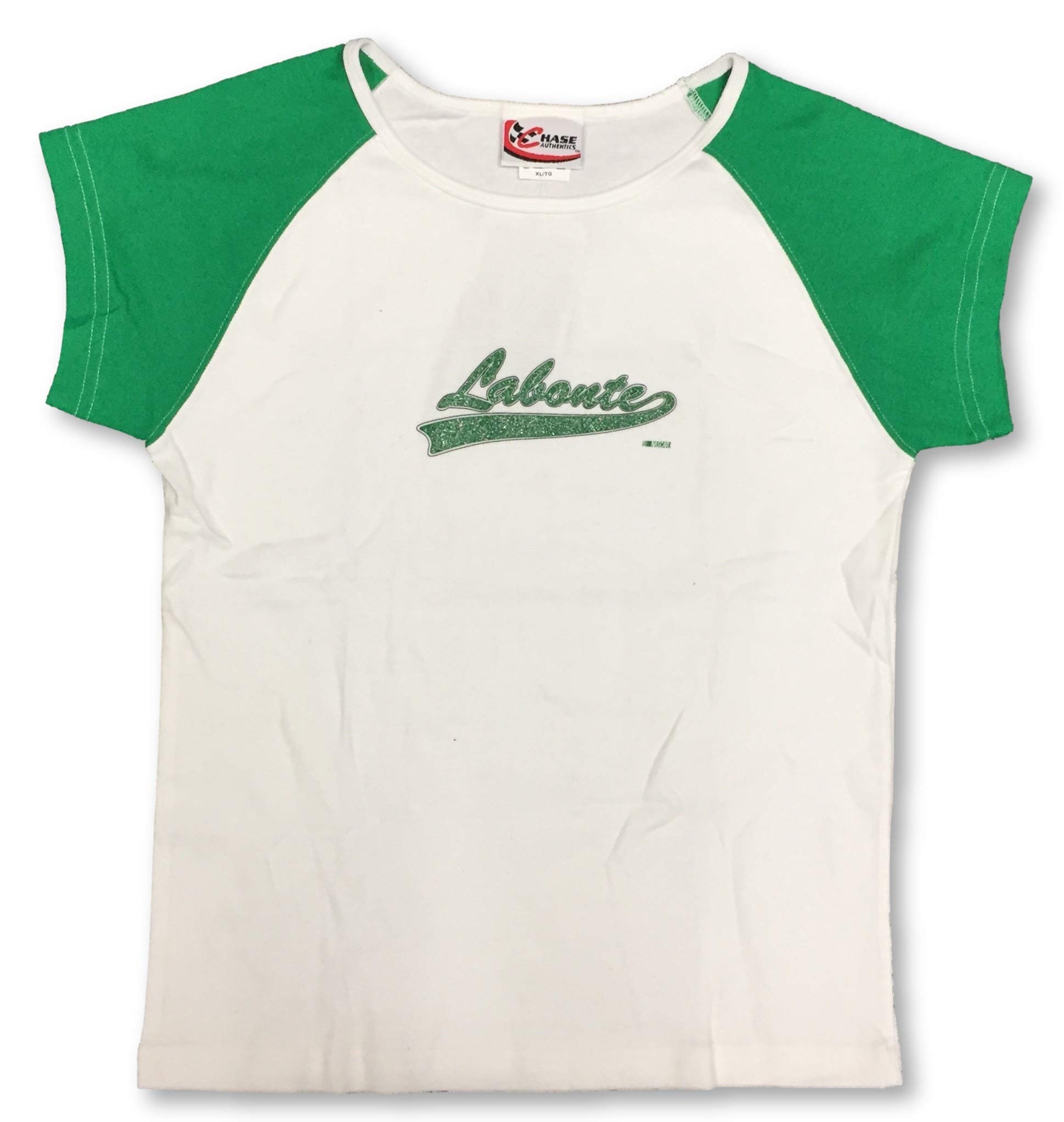 Vintage Ladies Crew Neck Trackside Glitter Snug Fit T-Shirts