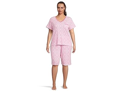 Karen Neuburger Novelty Short-Sleeve Bermuda Short Pajama Set Women