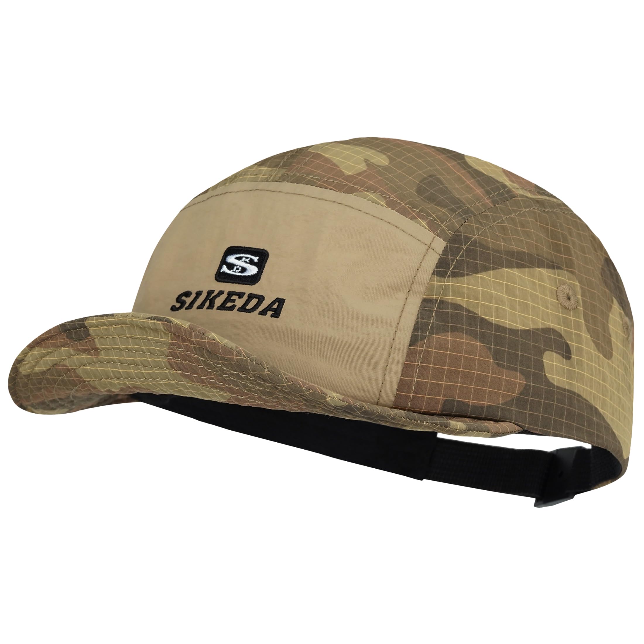 CLAPE Short Brim Cap for Men, Camouflage Quick Dry 5 Panel Running Hat | Lightweight, bre…
