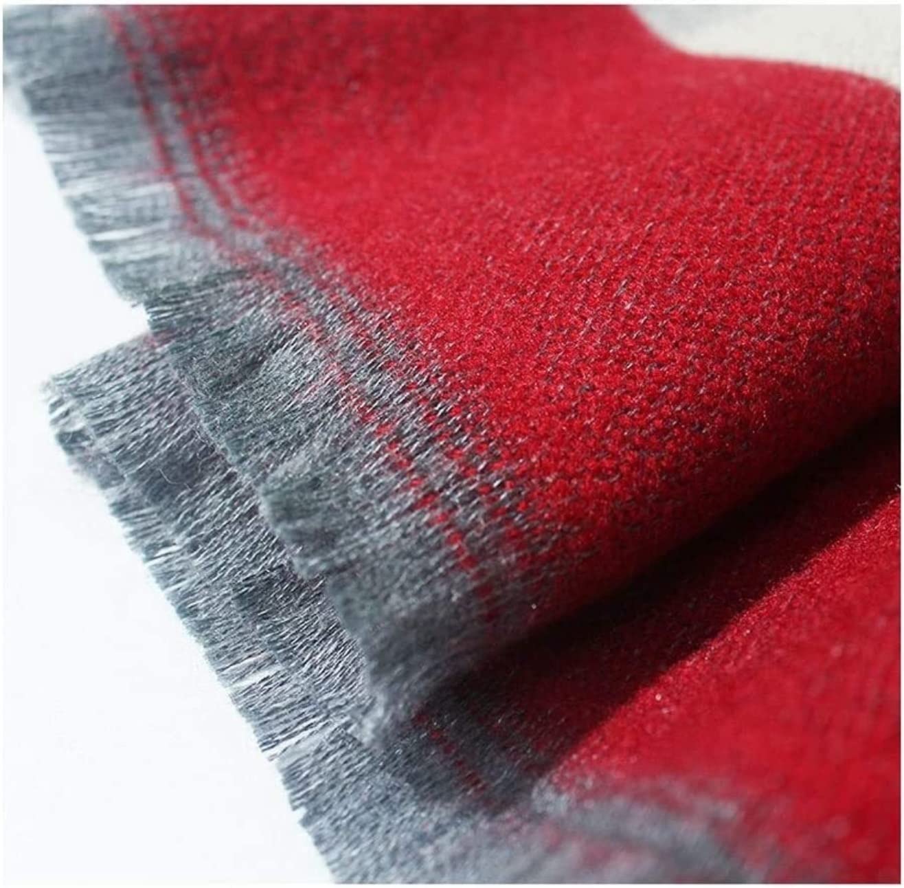 Écharpe Chale Écharpes De Mode Long Châle Couverture Élégante Écharpe Chaude Chunky Tartan Wrap Etole Femme(C)