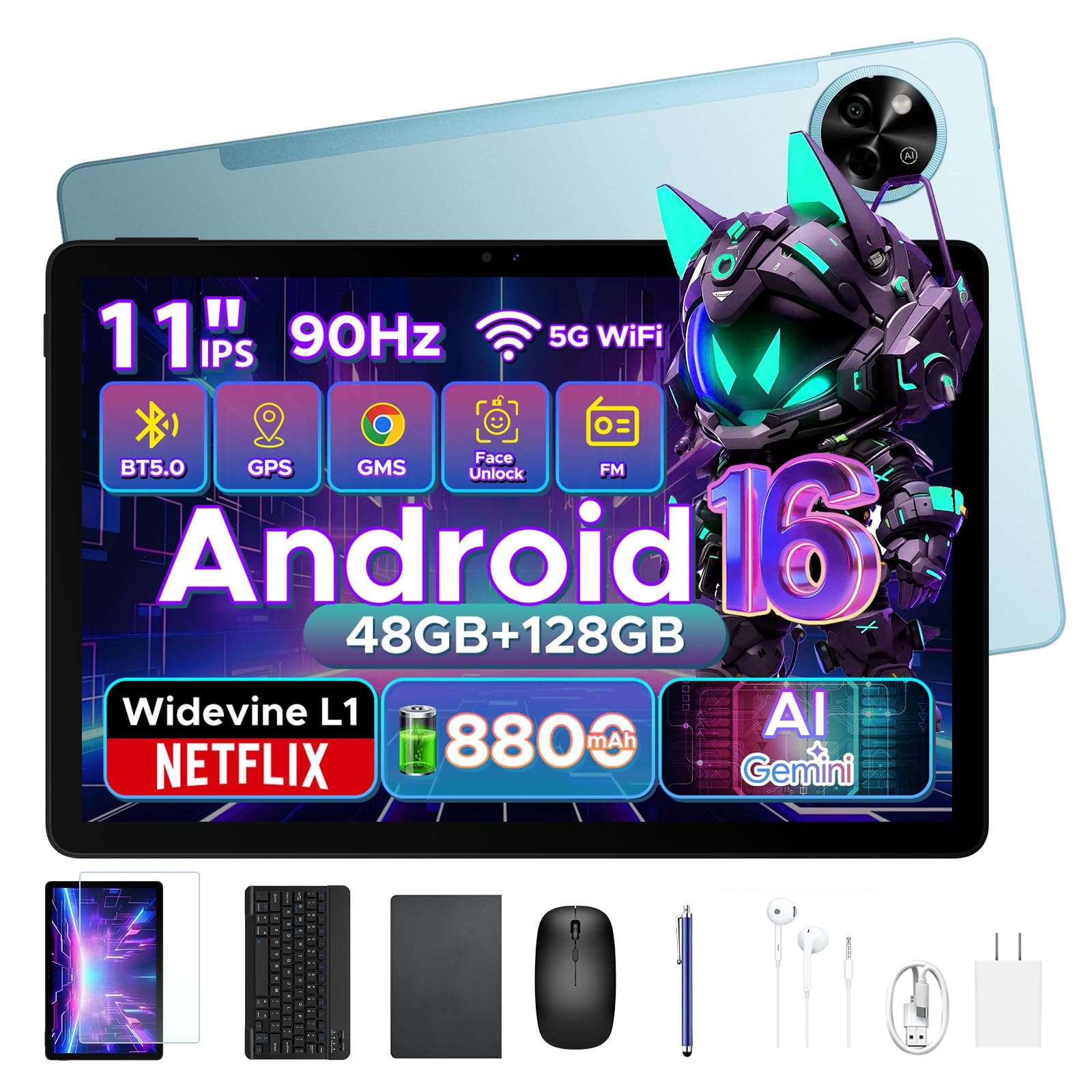 Amazon.co.jp: 【2026新登場 Android16 タブレット 11インチ】P11