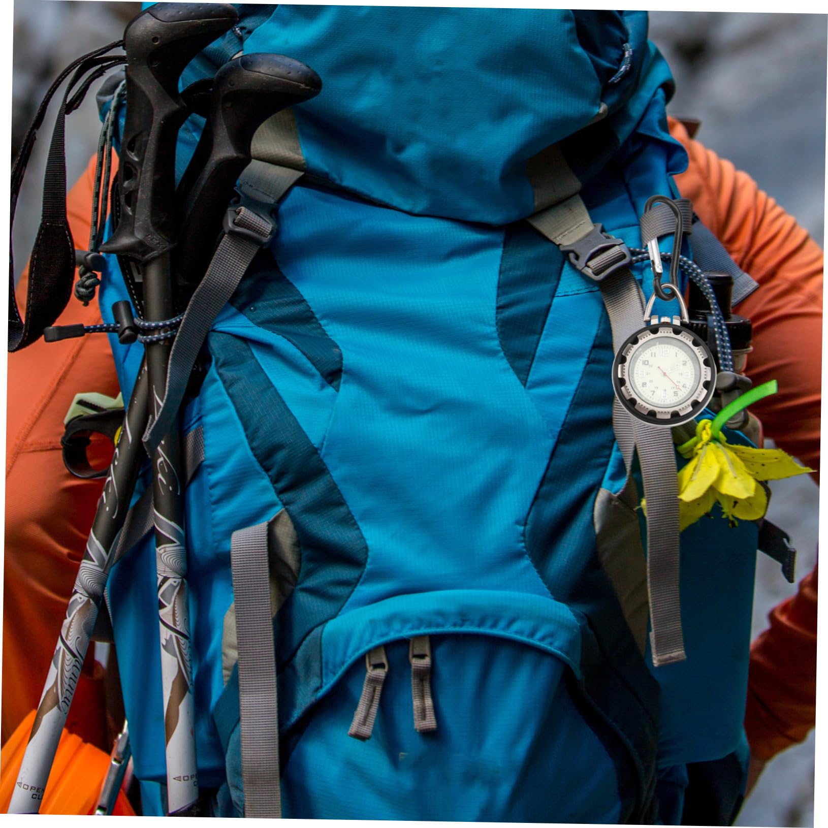 SOIMISS 3 STK Backpacker-Clip-Uhr taschenuhr Outdoor Uhr uhrn Sports Watch Multifunktionsuhr fortschrittliches Material watchxh Uhren für glattes Haar fob betrachten Ansteckuhr Gürteluhr