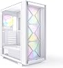 Montech AIR 1000 Premium White ATX Medium Tower Case - 3 x 140 mm, 1 x 120 mm ARGB Fans Pre-Installed - Rotary Glass Side Panel - Both Removable Mesh and Tempered Glass Front Panel