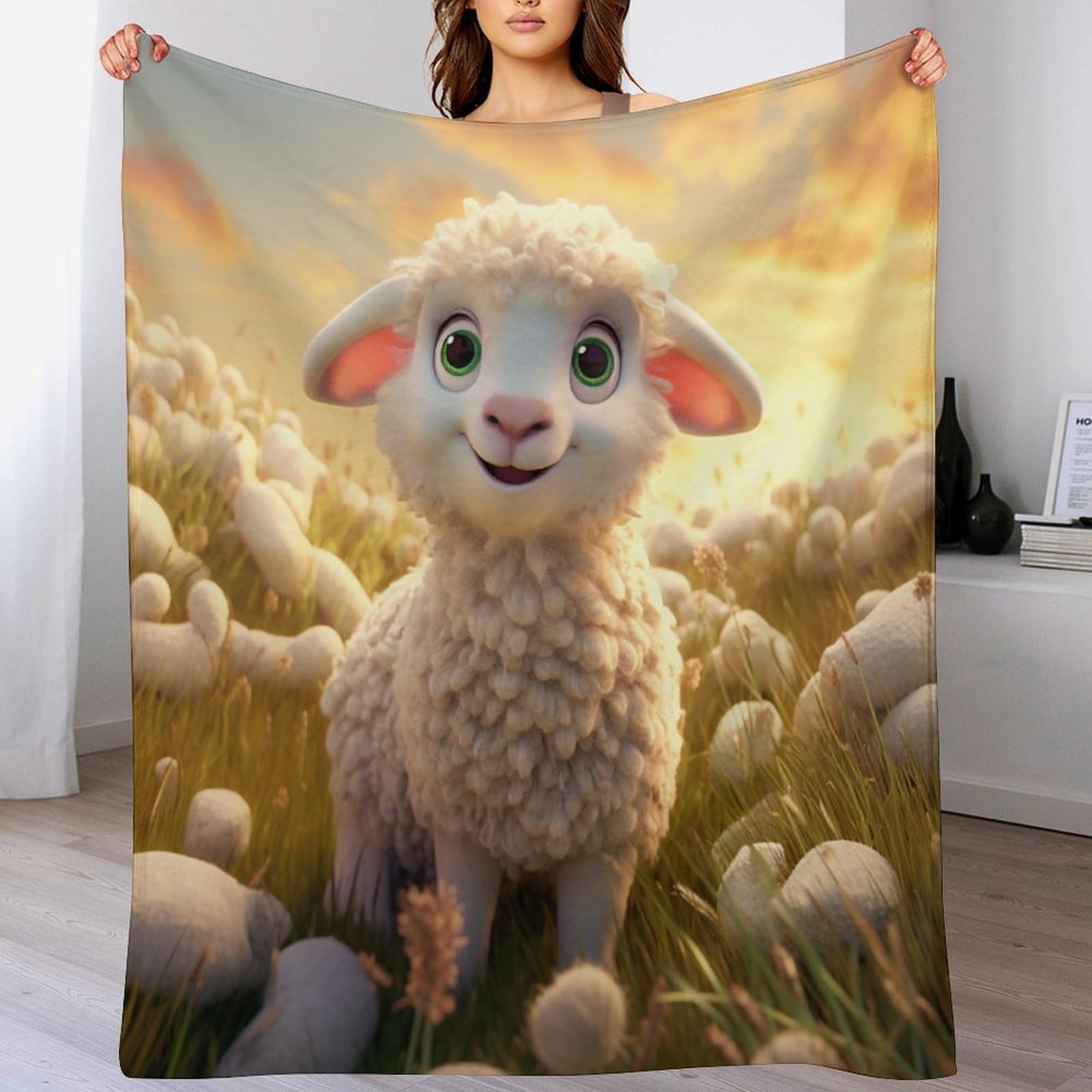 Couvertures légère en polaire flannel 100x130 linge de lit couvre-lit et jeté de canapé imprimé 3D