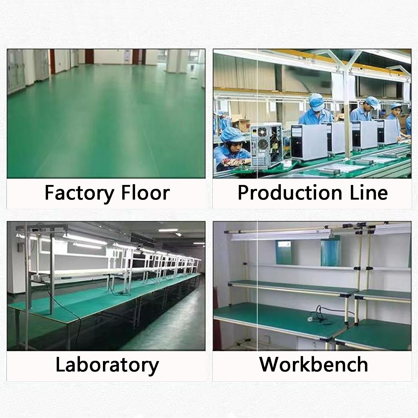 Tapis De Table Antistatique,Tapis Antistatique D'éTabli,Long Tapis De Protection D'éTabli,Grand Tapis D'éTabli pour Soudure,Tapis D'éTabli RéSistant à La Chaleur ESD