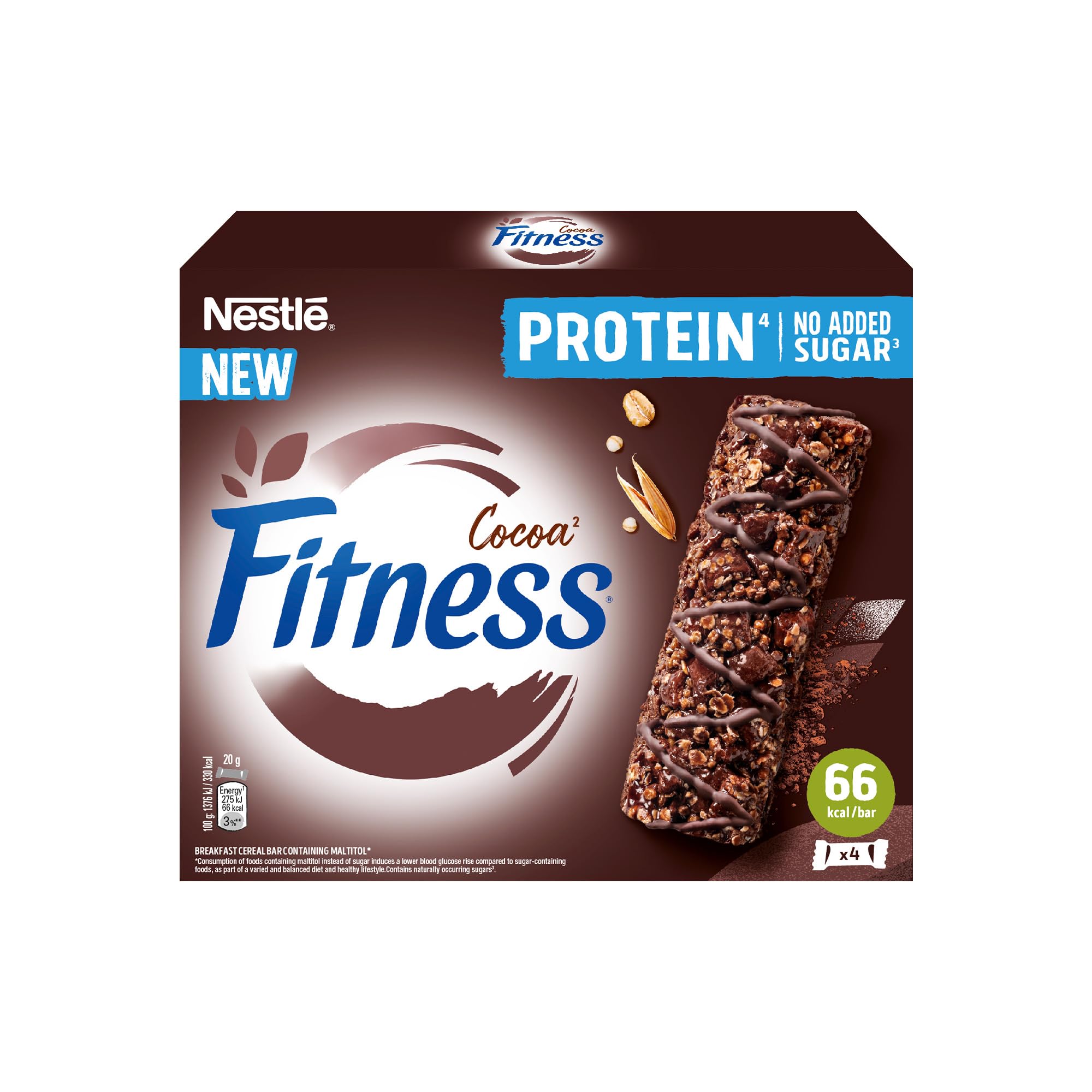 Nestle Fitness Cocoa Flavoured Protein Bars Multipack (20g, Pack of 4)