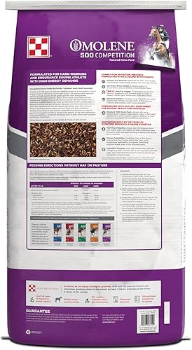 Miniatura 3 de Purina Animal Nutrition Omolene 500 Competition 50lb Texturizado 50