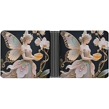 Naiad Stream Touch Wallet for Men Leather Bifold Wallet Front Pocket Wallets Card Holder Wallets Money Clip