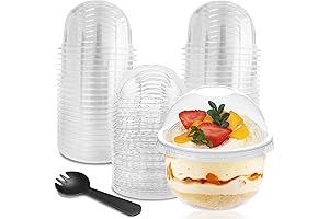 50 Count Trifle Cups with Individual Lids