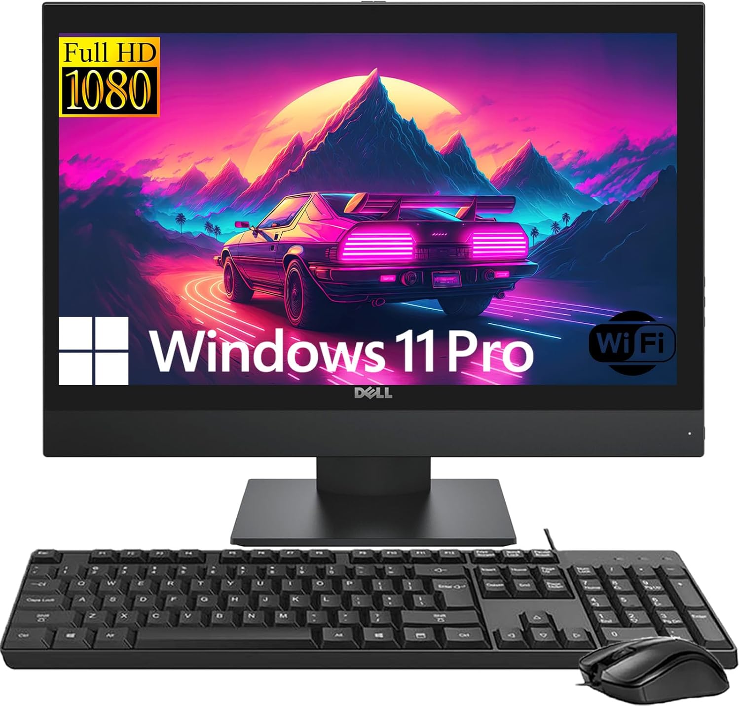 Dell OptiPlex 3240 All-in-One Desktop Computer, 21.5" Full HD AIO PC, Core i5-6500 Up to 3.6GHz, 8GB RAM, 256GB SSD, WiFi, Bluetooth, Windows 11 Pro(Renewed)