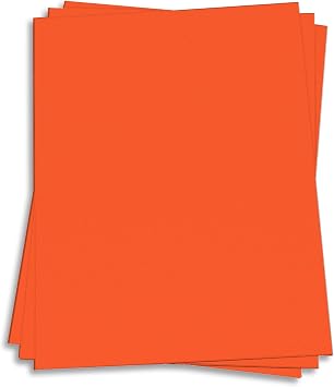 Orbit Orange Paper - 8 1/2 x 11 60lb Text, 5000 Pack