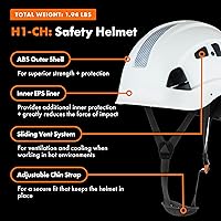 Vista 6 de Casco Protector Defender Safety H1 con Visera ANSI Z89.1