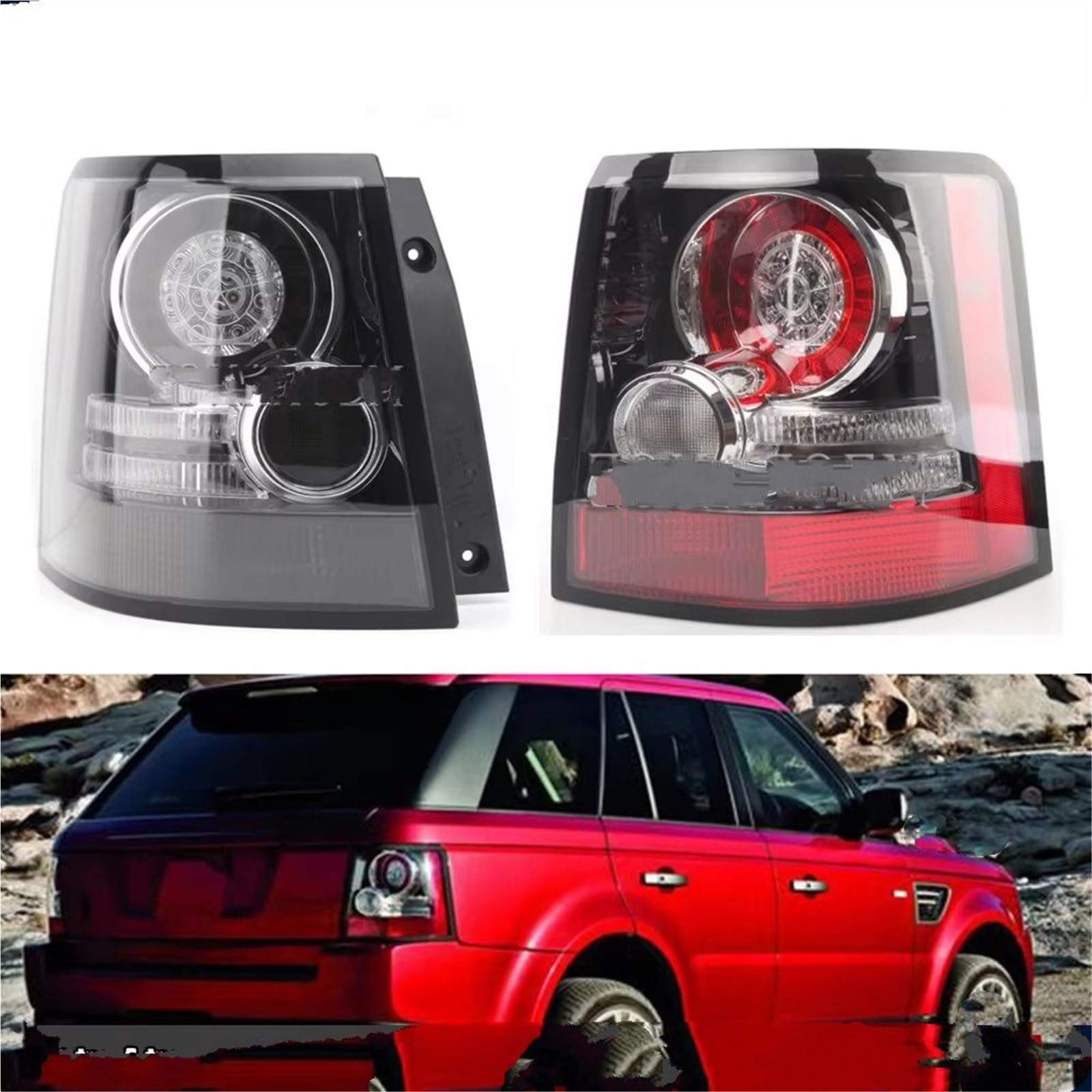 Gruppo Ottico Posteriore Compatibile Con Land Per Rover Per Range Per Rover Sport 2005 2006-2012 2013 Luci Posteriori Sinistra Destra Luci Di Stop Luci Di Stop Ricambi Auto