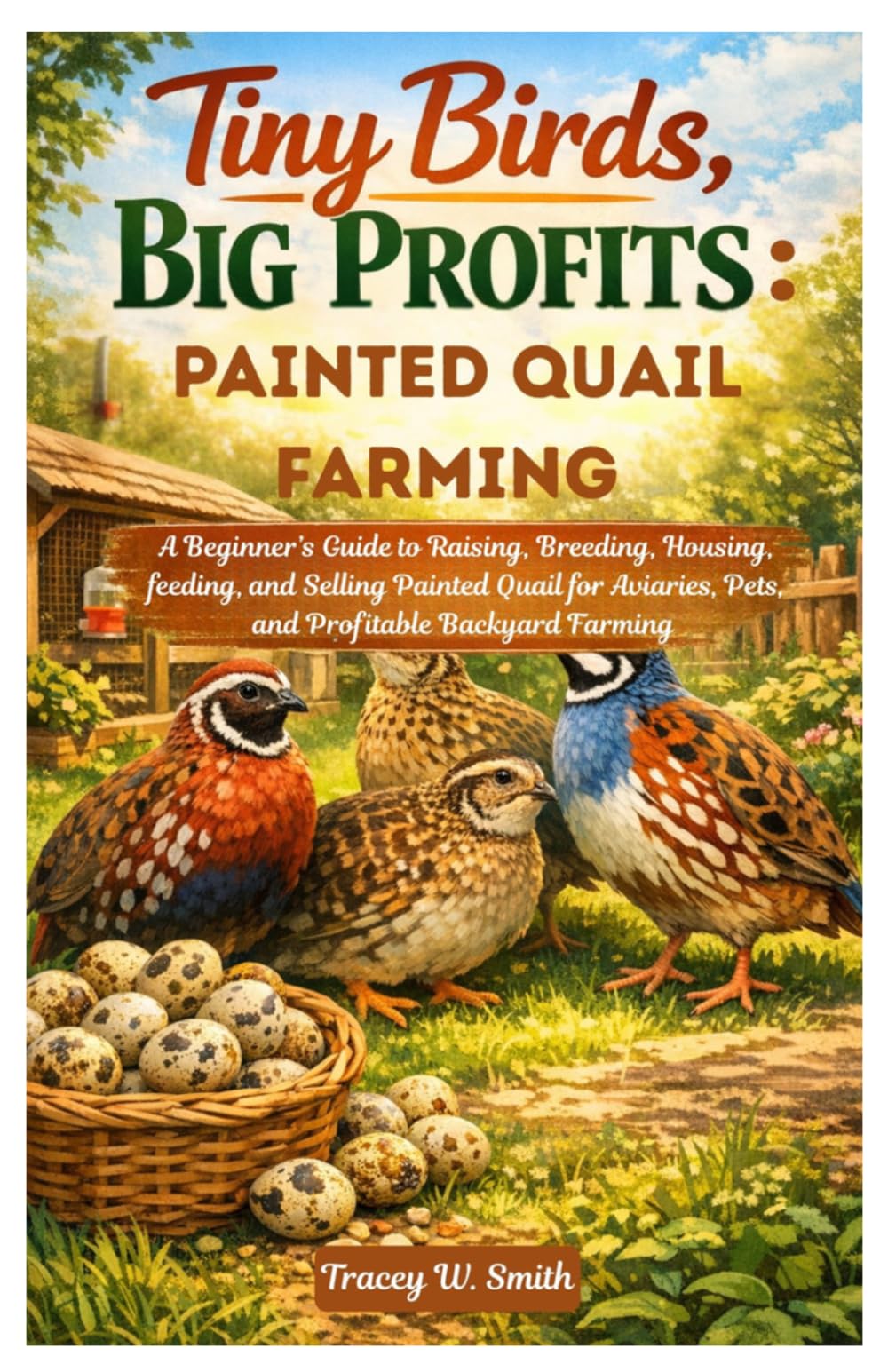 Tiny Birds, Big Profits: Painted Quail Farming: A Beginner’s Guide to Raising, Breeding, Housing, feeding, and Selling Painted Quail for Aviaries, Pets, and Profitable Backyard Farming