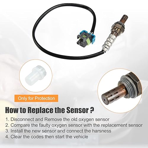 Miniatura 6 de X AUTOHAUX Reemplazo auto del sensor de oxígeno del coche 234-4251 para Chevrolet Colorado 2007-2012 para Chevrolet Captiva Sport 2012-2015