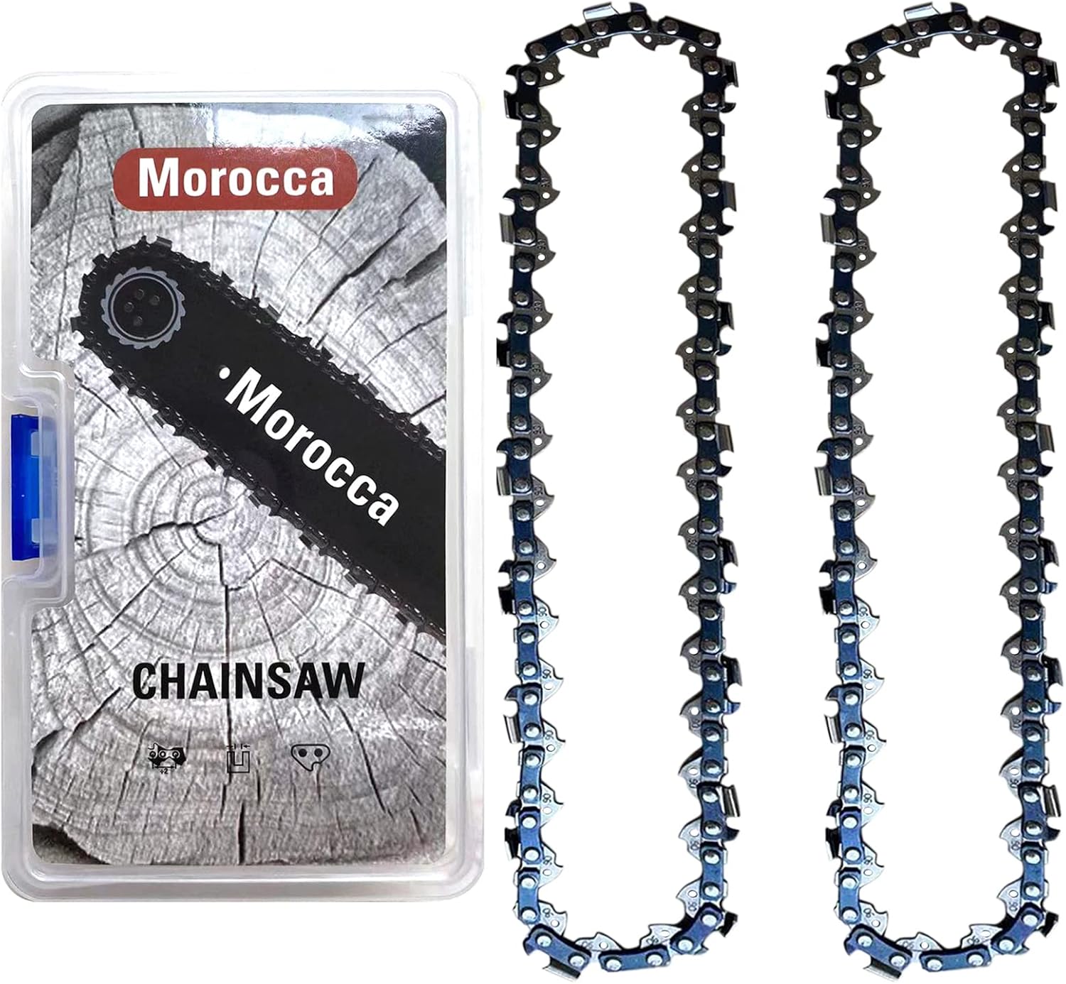 Morocca 2 Pack 8" Replacement Chainsaw Saw Chain view 5