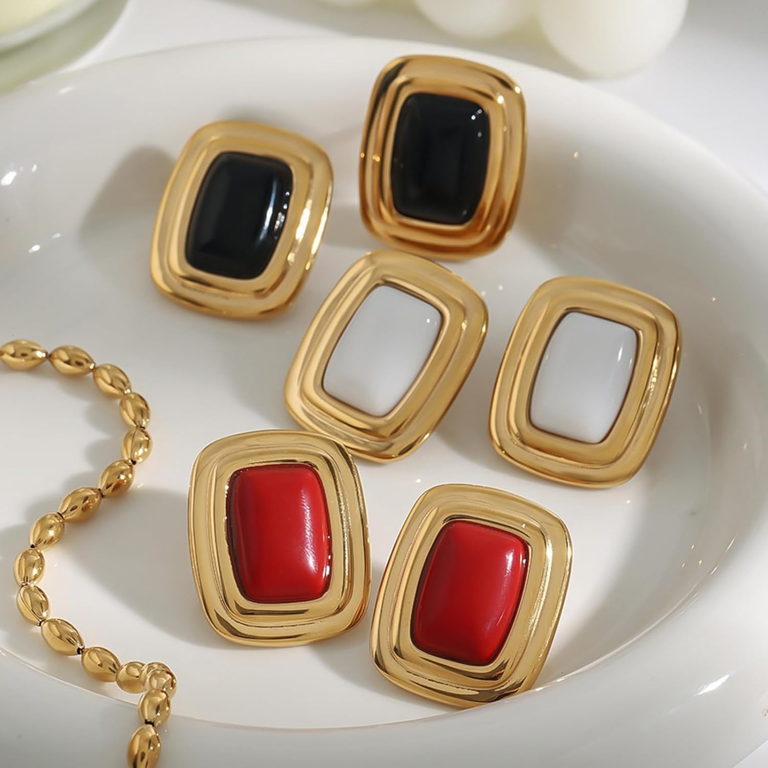 Boho Earrings Dangle Earrings for Women Dainty Stainless Steel Earring Woman's Unique Gifts Statement Earring - Image 7