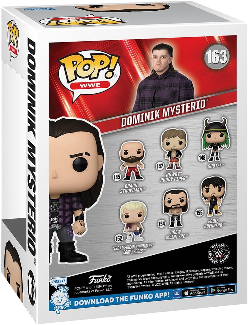 Funko POP! WWE: Dominik Mysterio - Bad Bunny - Collectable Vinyl Figure - Gift Idea - Official Merchandise - for Kids & Adults - Sports Fans - Model Figure for Collectors and Display