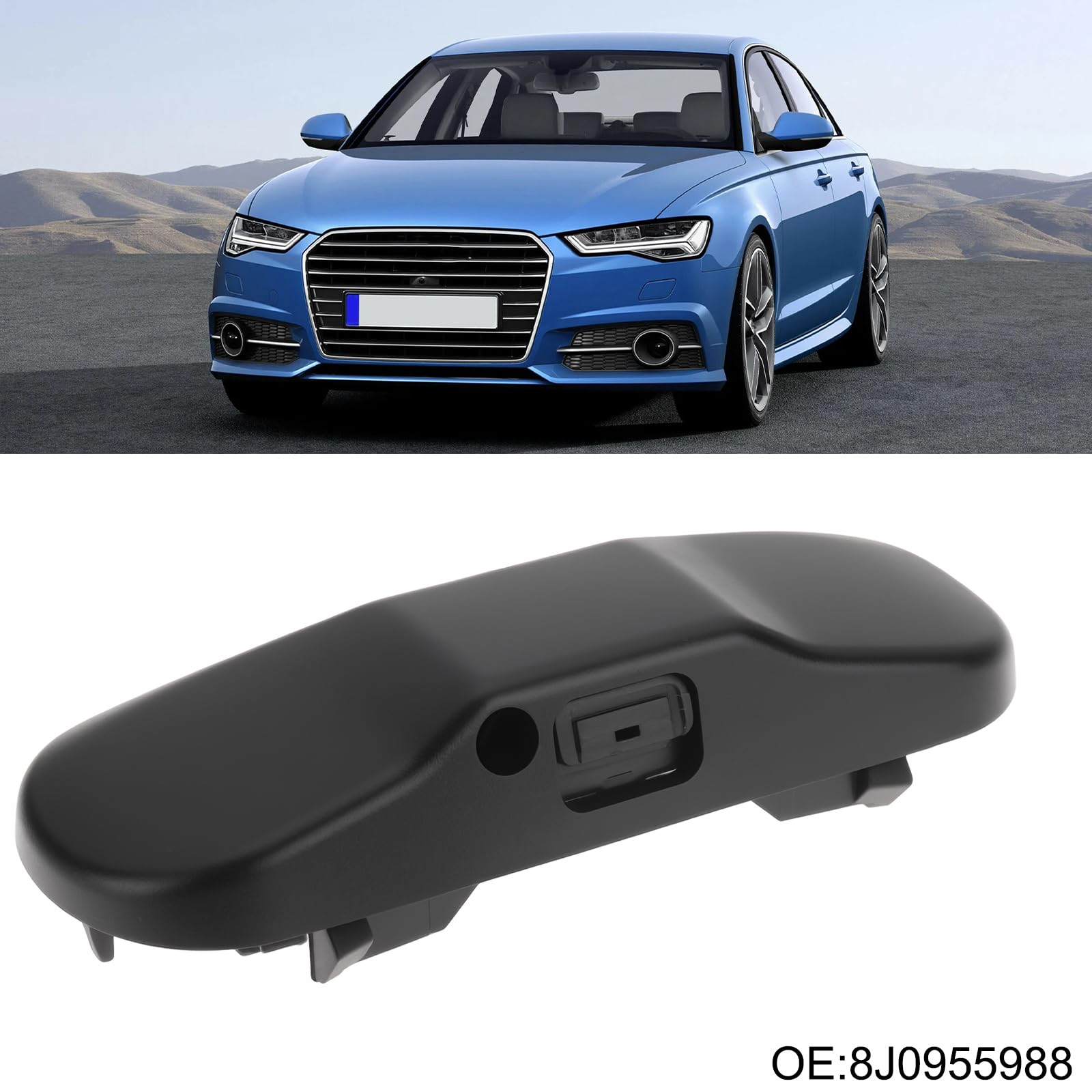 2 ugelli riscaldanti per parabrezza auto 8J0955988 compatibili con Audi TT A1 8X A4 B8 Q3 Q5 Q7