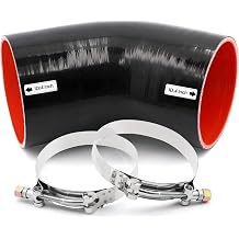 ID 4 inch 102mm 45 Degree Elbow Silicone Coupler Hose 4-Ply