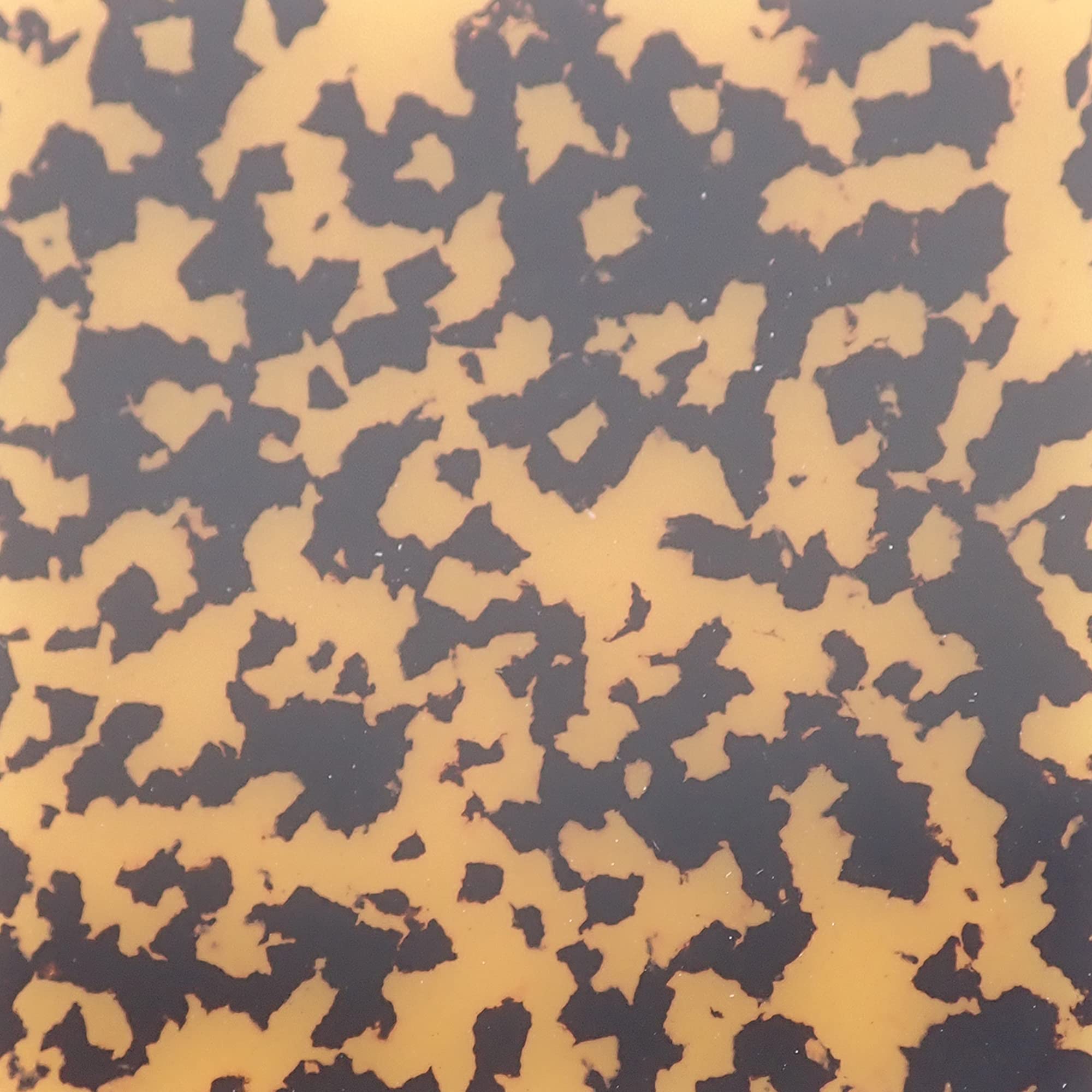 Dark Spotted Tortoiseshell Celluloid Laminate Cast Acrylic Sheet, 3mm thick (300x250mm) - Image 4