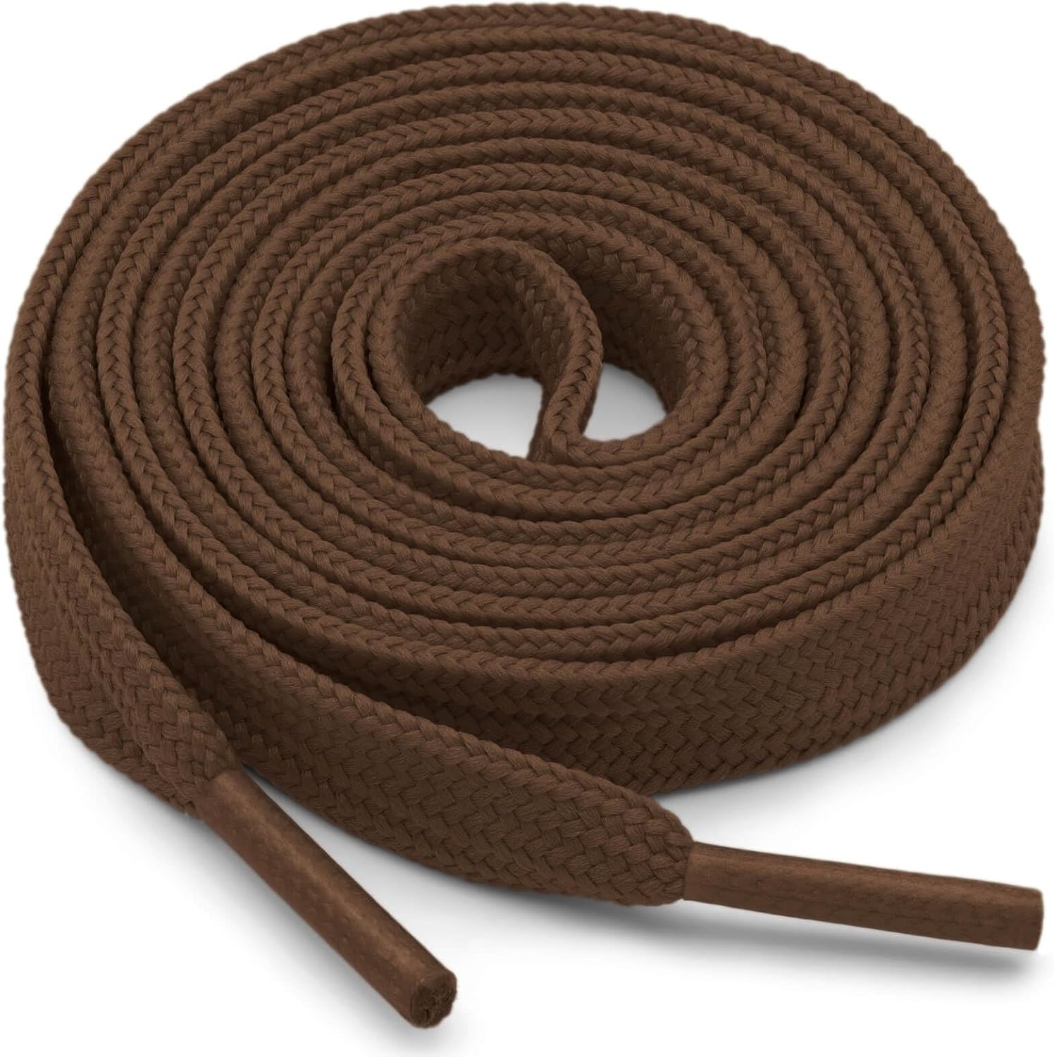 YJRVFINE Flat Athletic Shoe Laces: 1 Pair Solid Color Wide Shoelaces for Sneakers