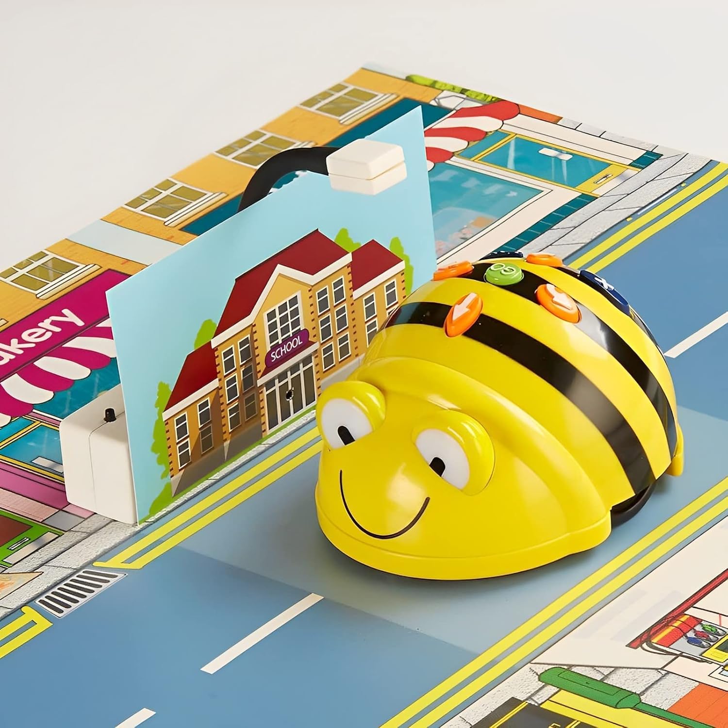 Basic Programming Tool: 1 Bee-Bot Single Floor Robot - New See & Say Version