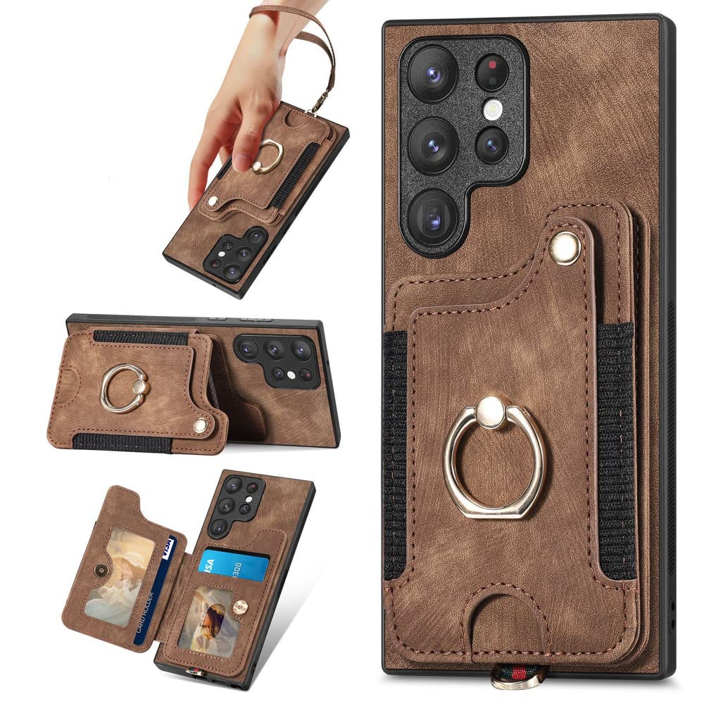 Funda para Samsung Galaxy evita caídas con anillo y soluciona olvido de cartera 8