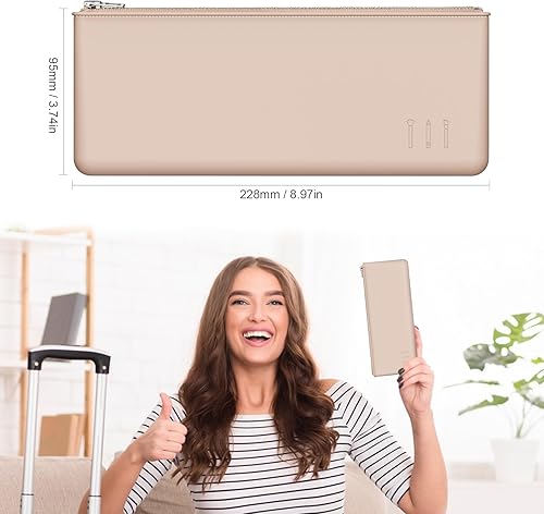 Miniatura 7 de FERYES Bolsas de cosméticos, cierre Caqui