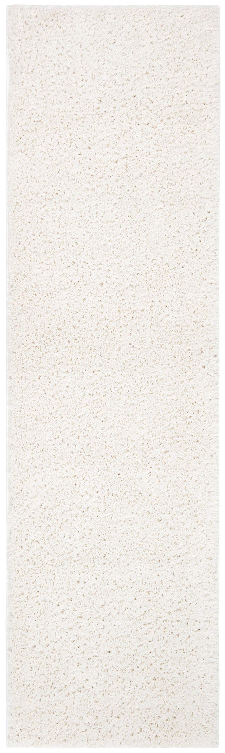 SAFAVIEH Shag Rug for Living Room Dining Room, Bedroom - August Shag Collection, Short Pile, in Ivory, 76 X 183 cm - Image 3