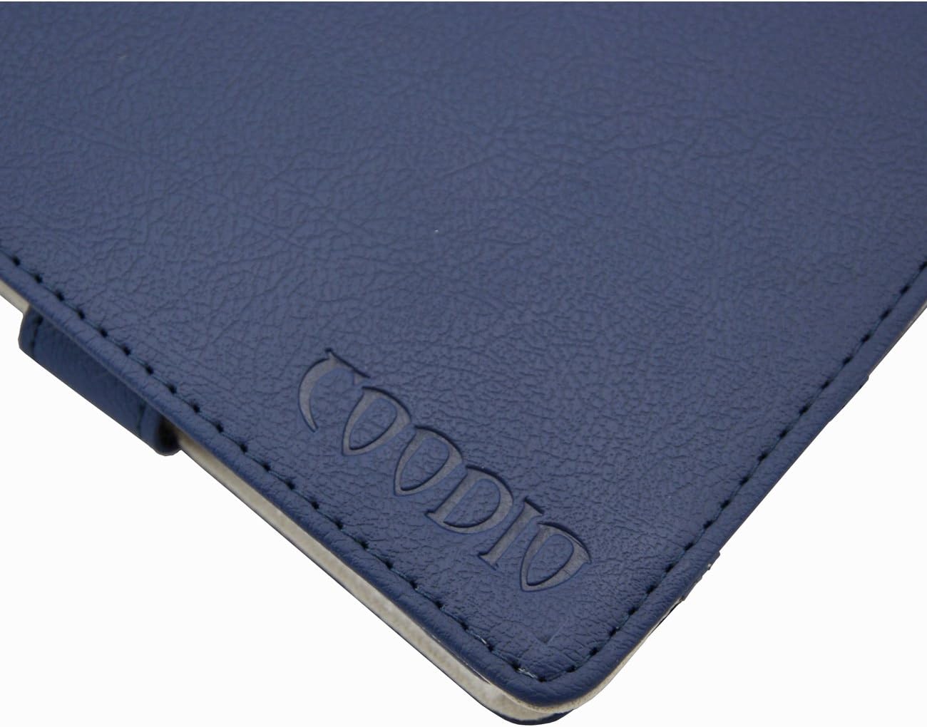 KOBO Aura Case, Coodio KOBO Aura Sleep Cover [Multi-Angle Standing] Leather Case [Auto Sleep Wake Up] [Standby] [Premium Stand Cover] for KOBO Aura 6" - Standing Dark Blue